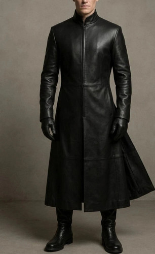 Schwarzer trenchcoat herren - schwarzer,