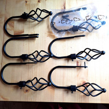 Gardinen Halter, Vorhang Halter Eisen 6 Stück ca. 20 cm