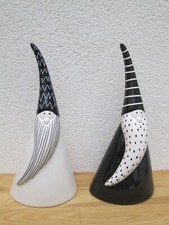 Nikolaus aus Keramik Schwarz