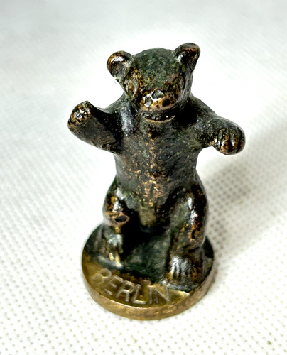 Vintage mini figur bär berlin - vintage,