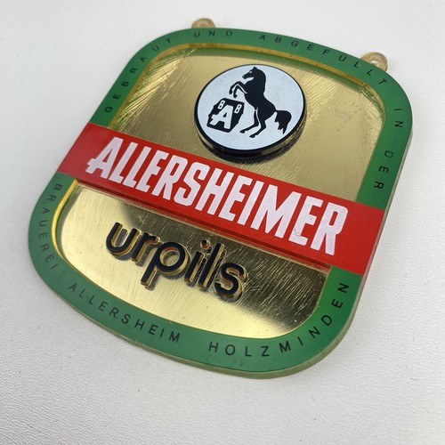 Zapfhahnschild allersheimer - zapfhahnschild, "allersheimer