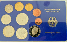 BRD  DM-Umlaufmünzenserie  1985 J - Spiegelglanz