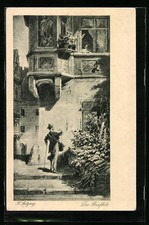 Künstler-AK Carl Spitzweg