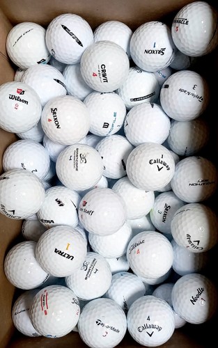 100 weiße golfbälle - golfbälle,
