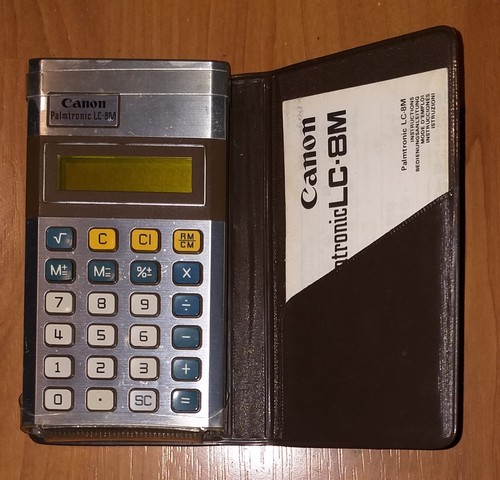 Canon palmtronic - canon:, lc-8m