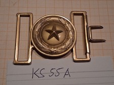 Koppelschloss Feldbinde Paraguay für 50mm koppel golden 1 Stück (KS55A)