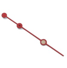 Sekundenzeiger/ second hand ETA 2824-2 OLDRADIUM Superluminova Ø 0,25 ROT 12,5