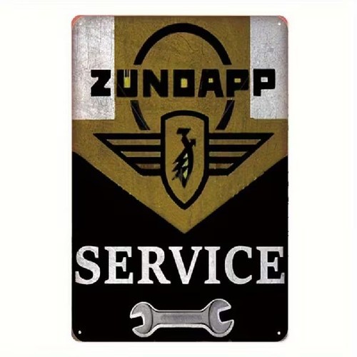 Blechschild zündapp service - blechschild,