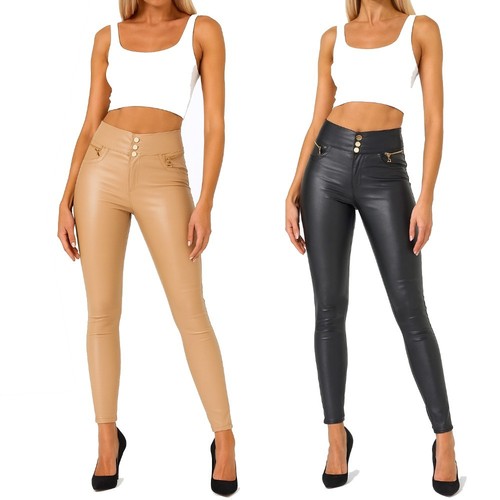 Damen kunstlederhose leder lok - damen,