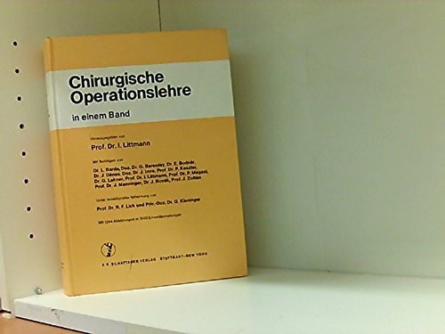 Chirurgische operationslehre - chirurgische,