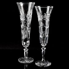 Auswahl 1 Sektglas Crystal Bleikristall Polen Poland Kristall 24,5 oder 23,5 cm