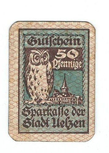 Notgeld uelzen stadt - notgeld,