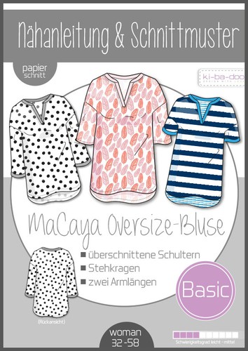 Schnittmuster kibadoo oversize - kibadoo,