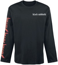 Black sabbath langarmshirt - black,