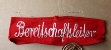 Armbinde Bereitschaftsleiter DRK DDR Ärmelabzeichen Deutsches Rotes Kreuz alt
