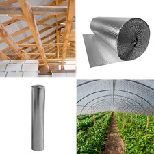 Isolierfolie Alu Luftpolsterfolie Thermo Folie Wärmehaltung Dämmfolie Doppelte#