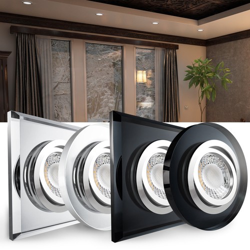 Led glas einbaustrahler decken - einbaustrahler,