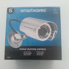 KAMERA ATTRAPPE aus Metall Überwachungskamera Dummy Alarmanlage täuschend echt