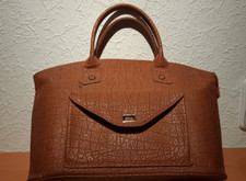 Antike Tolle Damen Handtasche, braunes Leder, um 1940, guter Zustand,