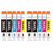 10 Drucker Patronen für HP 364 XL Deskjet 3520 3522 Officejet 4620 4622 mit Chip