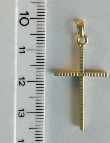 Kreuzanhänger gold 585 - kreuzanhänger,