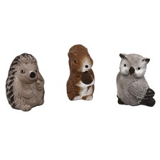 3er Set Dekofiguren Igel