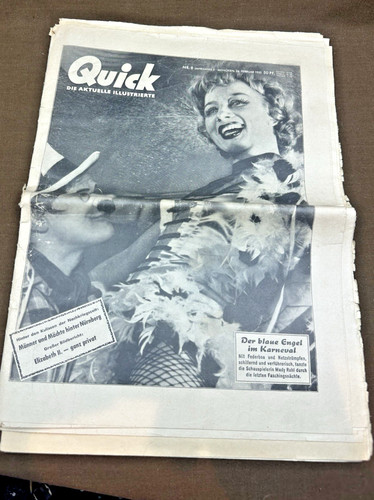 Alte zeitschrift quick die - zeitschrift, "quick"