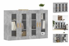 Wandschränke 2 Stk. Betongrau