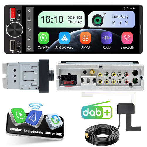8gb 1din android auto - android,