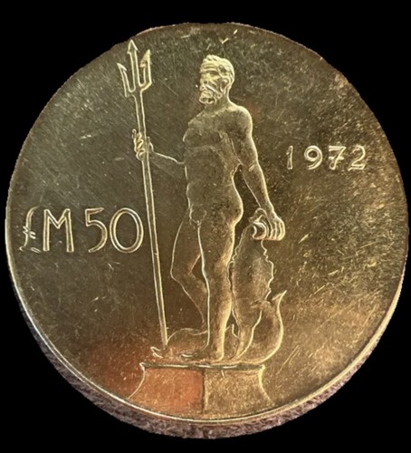 Malta pound goldmünze 1972 - malta,