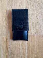 Nagelpflegeetui Leder schwarz Solingen 3tlg. guter Zustand