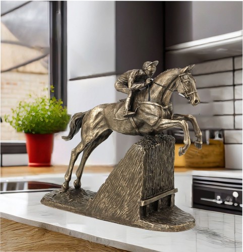 Steeple chaser kaltguss bronze - steeple,