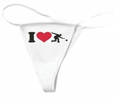 Damen String Tanga I LOVE