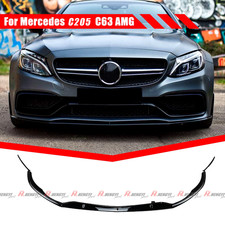 Frontspoiler Lippe Schwarz Für Mercedes-Benz C-Klasse W205 C63 AMG 2015-2022
