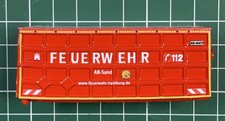 1:87 Abroll-Behäter-Container AB-Sand Feuerwehr Hamburg f. WLF/OHNE LKW/Eigenbau