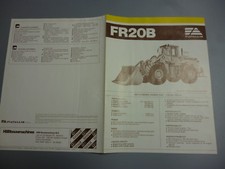 FIATALLIS FR20B   Original altes Prospekt  1987