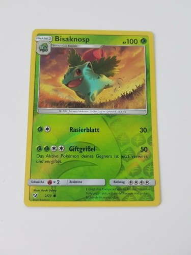 Pokemon karte bisaknosp - karte,