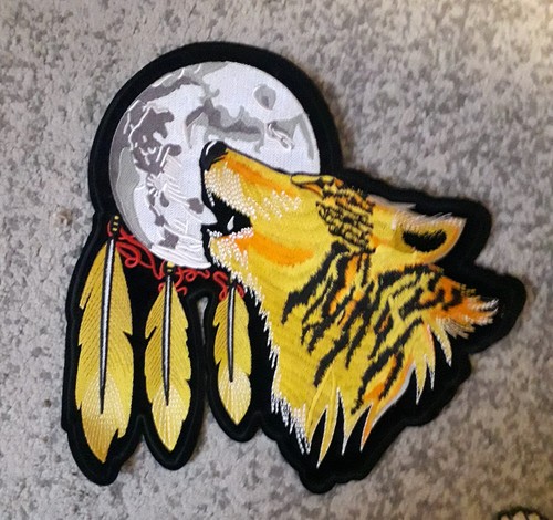 Wolf aufnäher patch - wolf, backpatch