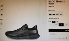 Ecco 41 herrenschuhe schwarz