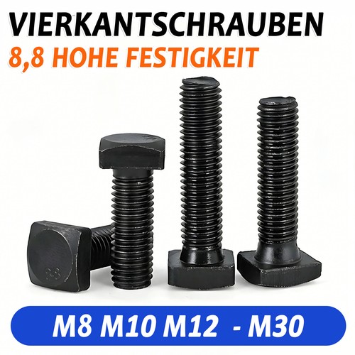 Vierkantschrauben hohe - 8,8,