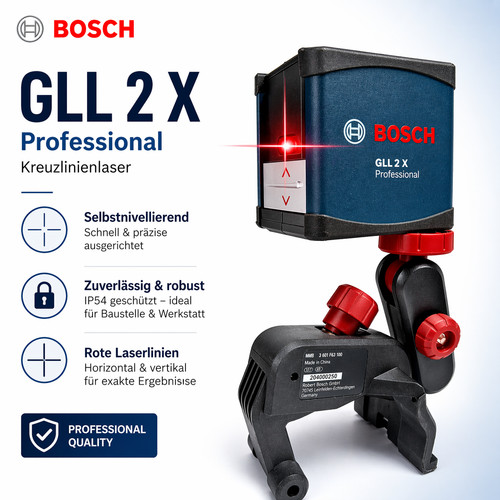 Bosch professional gll x - professional, 2