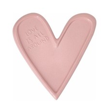 Teller in Herzform "Love is