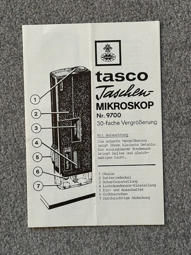 Tasco taschen mikroskop - tasco, taschen-mikroskop