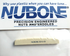 Graph Tech LC-5010-10 NuBone Nut slotted, F-Style Sattel flat bottom  1pc