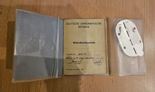 Wehrdienstausweis Uffz. NVA von 1973 mit Erkennungsmarke