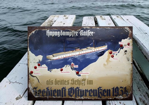 Ostpreußen seedienst werbung - ostpreußen,