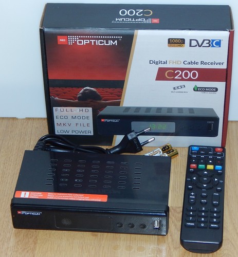 Dvb receiver opticum c200 - receiver,