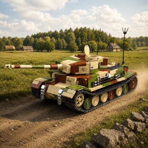 Tiger kommandopanzer moc - (p),