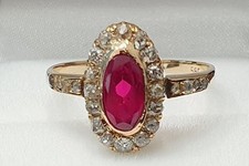 Rubin Diamant Ring 585