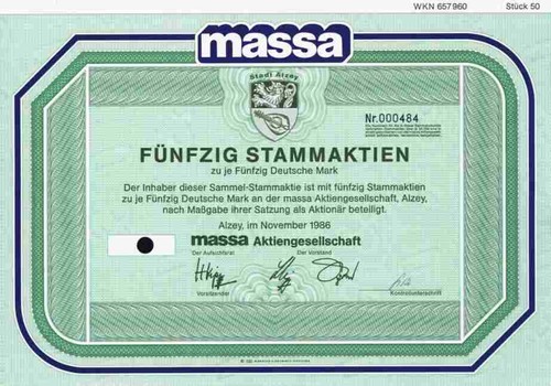 Massa alzey metro - massa,